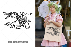 Koi SVG &amp; Clipart Product Image 1