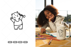 Funny Cat SVG &amp; Clipart Product Image 1