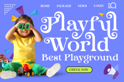 Laveno Qualine - Playful Serif Font Product Image 3