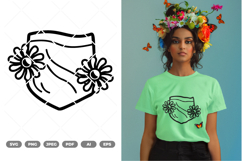 Flowers in The Pocket SVG &amp; Clipart Product Image 1
