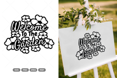 Welcome To The Garden SVG &amp; Clipart Product Image 1
