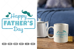 Father’s Day Quotes Colored SVG &amp; Clipart Product Image 1