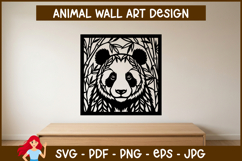 18 Animals Wall Art SVG, Woodland Animals Papercut Design Product Image 7