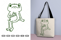 Frog SVG &amp; Clipart Product Image 1
