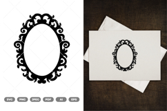 Ornamental Frame SVG &amp; Clipart Product Image 1