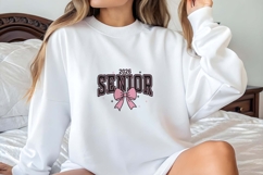 Senior 2026 Bow Embroidery Design Product Image 3