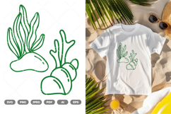 Seaweed SVG &amp; Clipart Product Image 1