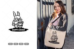 Happy Easter SVG &amp; Clipart Product Image 1