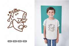 Cupid Capybara SVG &amp; Clipart Product Image 1