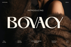 Bovacy - Modern Elegant Serif Product Image 1