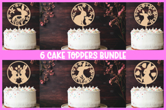 Bunny cake topper SVG I Cake topper SVG Product Image 1