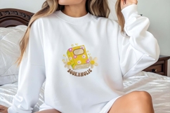 Bookaholic Retro Book Embroidery Design Product Image 3