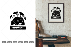 Camping Heartbeat SVG &amp; Clipart Product Image 1