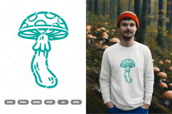 Mushroom SVG &amp; Clipart Product Image 1
