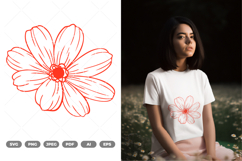 Flower Petal SVG &amp; Clipart Product Image 1
