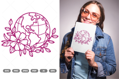 Globe SVG &amp; Clipart Product Image 1