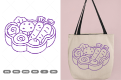 Bento Box SVG &amp; Clipart Product Image 1