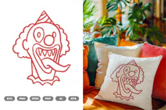 Scary Clown SVG & Clipart Product Image 3