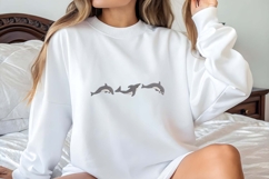 Dolphin Trio Ocean Embroidery Design Product Image 3