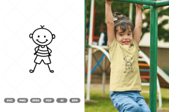 Kid Play Doodle SVG &amp; Clipart Product Image 1