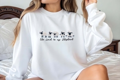 The Lord Is My Shepherd Embroidery Design | Christian Sheep Product Image 3