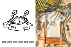 Crab SVG &amp; Clipart Product Image 1