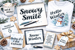Snowy Smile Playful Winter Script Font Product Image 3