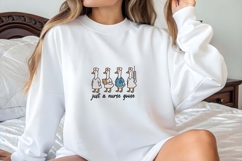 Just a Nurse Goose Embroidery Product Image 3