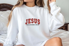 Jesus The Way Truth Life Embroidery Product Image 3