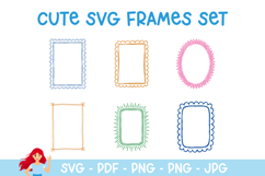 Crayon style SVG frames, Frames SVG Product Image 1