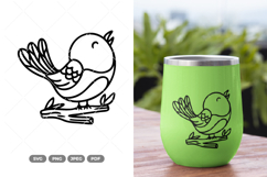 Spring Bird SVG &amp; Clipart Product Image 1
