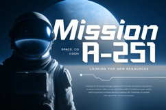 Black Invader - Modern Futuristic Display Font Product Image 3