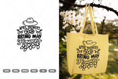 April Showers Bring May Flowers SVG &amp; Clipart Product Image 1
