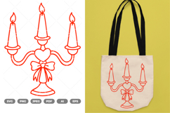 Candles SVG &amp; Clipart Product Image 1