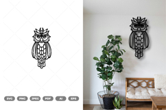 Geometric Owl SVG &amp; Clipart Product Image 1