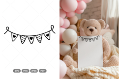 Garlands Doodle SVG &amp; Clipart Product Image 1