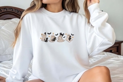 Ghosts and Cats Halloween Embroidery Product Image 3