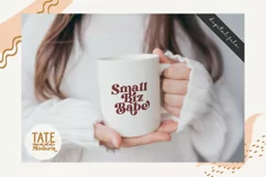 Small Biz Babe SVG cut file - Retro business owner svg Product Image 2