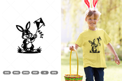 Easter Egg Bunny SVG &amp; Clipart Product Image 1