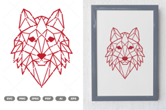 Wolf Head SVG &amp; Clipart Product Image 1