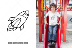 Rocket Doodle SVG &amp; Clipart Product Image 1