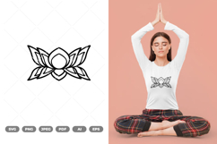 Lotus SVG &amp; Clipart Product Image 1
