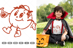 Pumpkin Mascot SVG &amp; Clipart Product Image 1