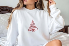 Merry Christmas Tree Embroidery Product Image 3