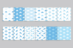 Rainy Day Blues Seamless Patterns Product Image 3