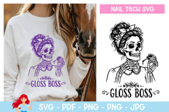 Gloss boss SVG, Nail tech inspired svg Product Image 1