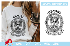12 Zodiac bundle SVG, Zodiac sign inspired SVG, Skeleton Product Image 4