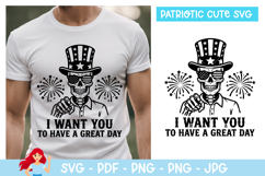 I want you to have a great day SVG ,Patriotic SVG Product Image 1