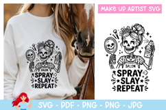 12 Makeup artist SVG, Makeup artist inspired SVG set Product Image 10