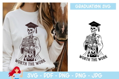 Worth the work SVG, Graduation inspired svg Product Image 1